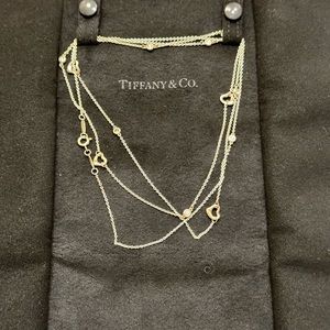 Tiffany & Co.  Elsa Peretti Diamonds by the Yard sprinkle necklace